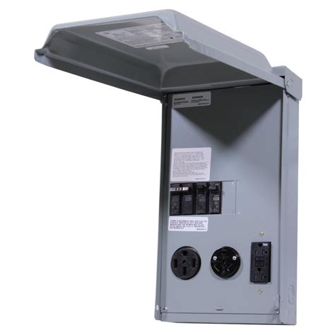 50 amp rv distribution box|50 amp weatherproof outlet box.